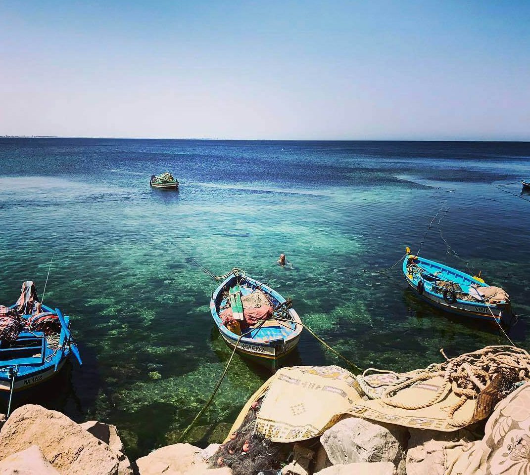 Достопримечательности Туниса курорт Махдия - порт